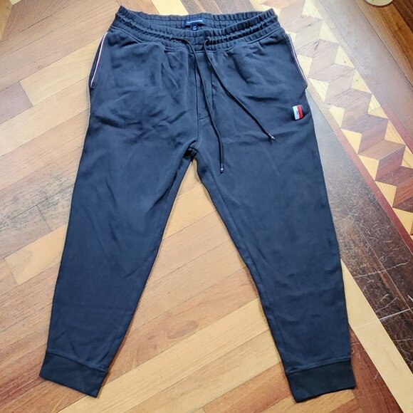 Tommy Hilfiger Navy Blue Casual Athletic Sweatpants Size Large